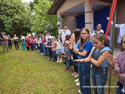 Rio Bonito do IguaÃ§u - Festa N.S. Aparecida atraÃ­ FiÃ©is em Barra Mansa do IguaÃ§u